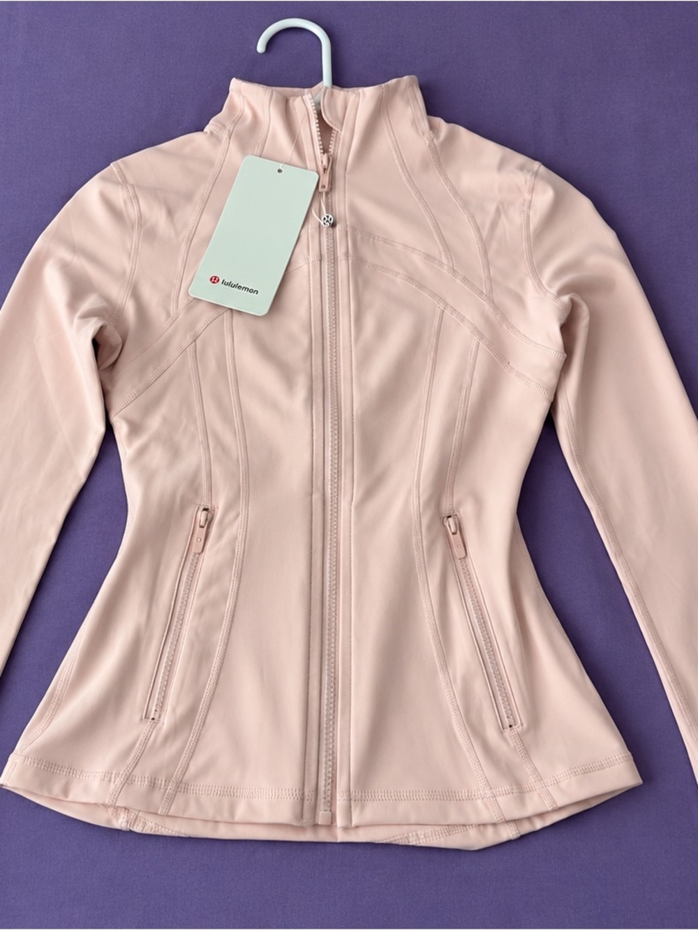 lululemon athletica Light Pink Sculpt Zip-Up Jacket